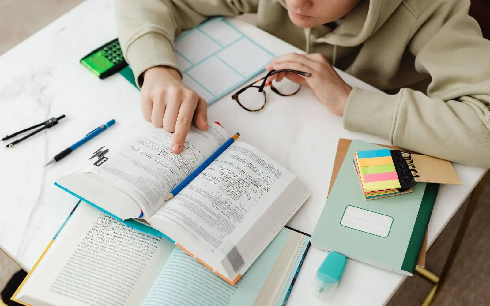 Confident student studying online with North Wales Tutoring